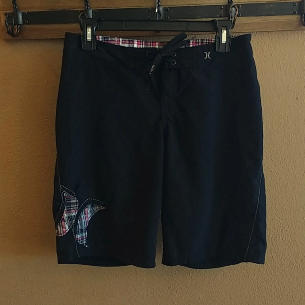 Hurley board shorts black size 3